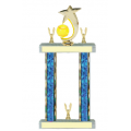 Trophies - #Softball Shooting Star Spinner F Style Trophy